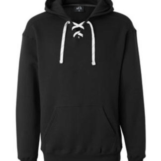 j america hockey lace hoodie