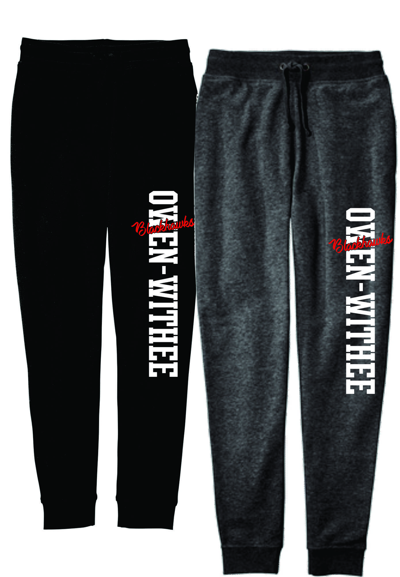 Blackhawk Fleece Joggers – In Stitches and Ink