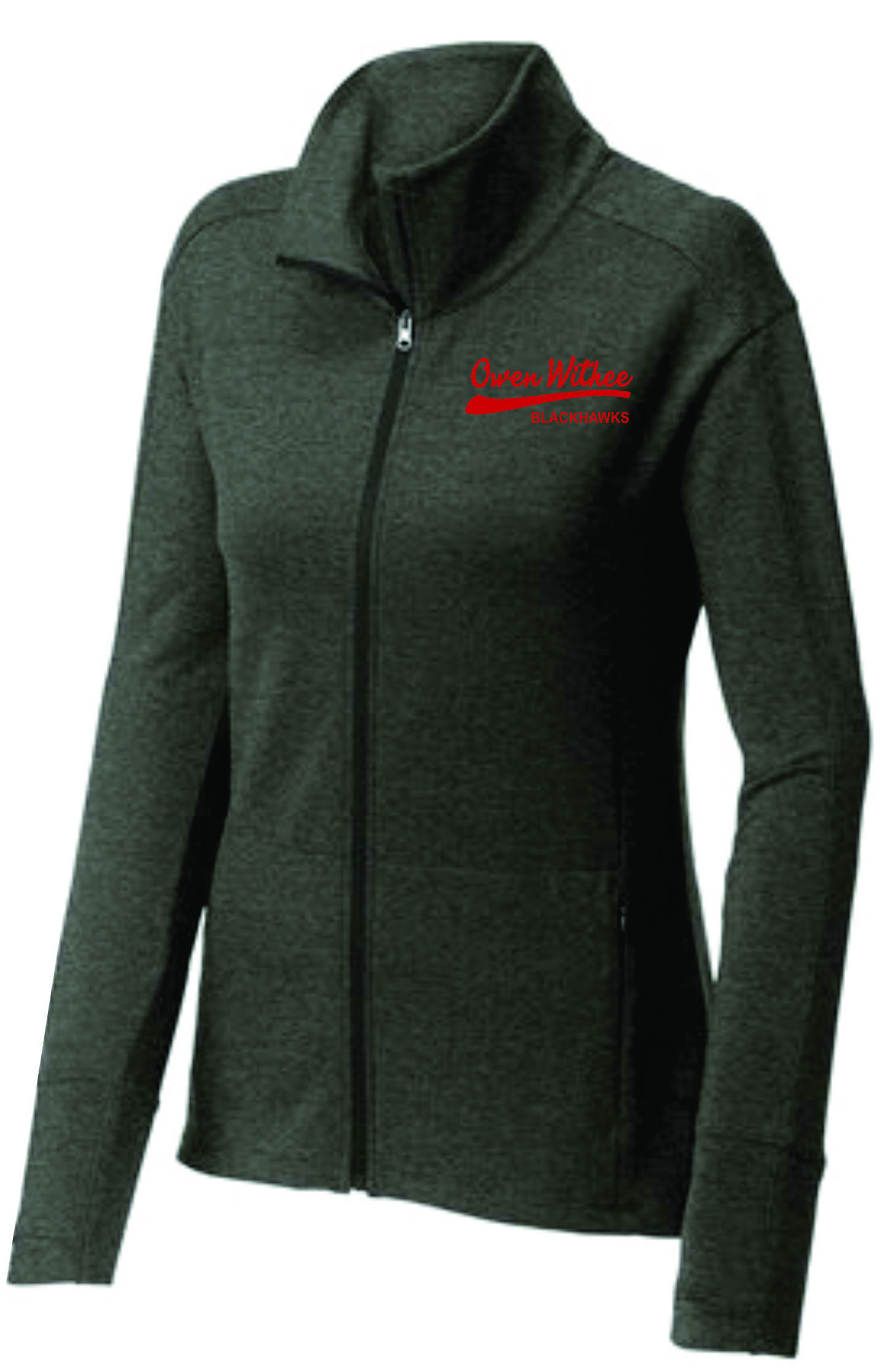 DRMC L232 Port Authority Ladies Sweater Fleece Jacket (Black